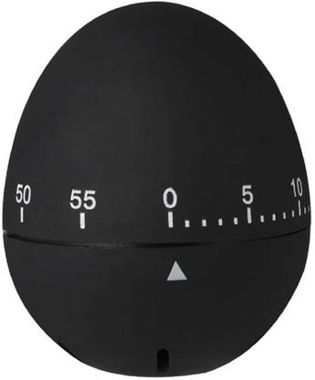 pramod Egg Shaped Mechanical Rotating Alarm Kitchen Timer Analog Kitchen Timer