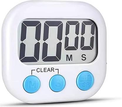 FEDWorld Digital Kitchen Timer & Stopwatch, Countdown Large Digits,Loud Alarm LCD Display Digital Kitchen Timer