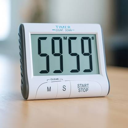 Baskety Digital Kitchen Timer & Stopwatch, Pack of 1 Digital Kitchen Timer