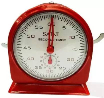 RLK Enterprises Stop Watch 60 Second Timer Countdown Clock Analog Kitchen Timer
