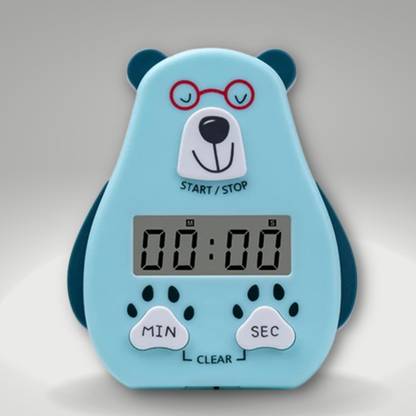 Lellow Digital Cooking Timer with Loud Alarm LCD Display & Retractable Stand - Sky Blue Digital Kitchen Timer