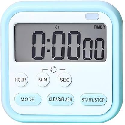 GJROAD Blue Digital Timer Kids, Kitchen, Cooking, Classroom, Exercise, Oven, Baking Digital Kitchen Timer
