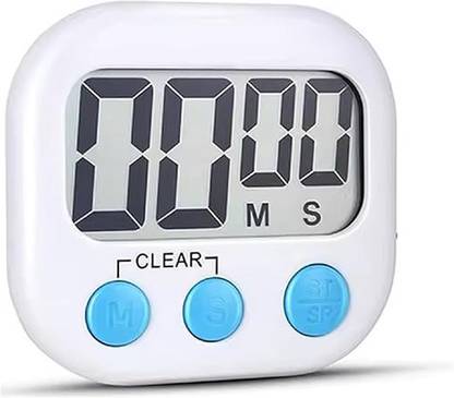 MMTSWorld Digital Kitchen Timer & Stopwatch, Countdown Large Digits,Loud Alarm for Cooking Digital Kitchen Timer