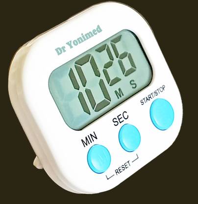 DR YONIMED Digital Cooking Timer Kitchen Timer With Loud Alarm Large LCD Display Stopwatch Digital Kitchen Timer