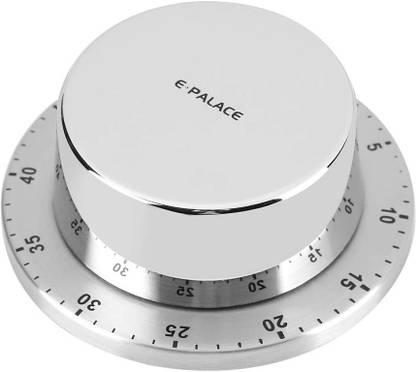 HEXONIQ 60 Min Mechanical Kitchen Countdown Timer with Magnetic Base, Loud Alarm Sound Analog Kitchen Timer