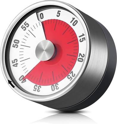 FLOSTRAIN Kitchen Timer Magnetic,Visual Timer for Kids,60-Minute Visual Countdown Digital Kitchen Timer