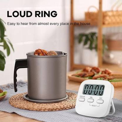 Nexshop ™ Kitchen Timer & Stopwatch, Countdown Large Digits Digital Kitchen Timer