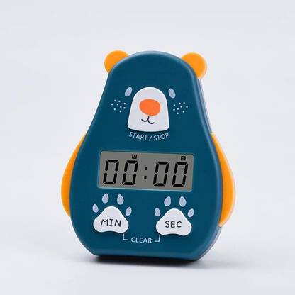 UniKart Digital Cooking Timer with Loud Alarm LCD Display & Retractable Stand -Navy Blue Digital Kitchen Timer