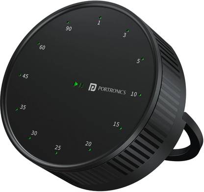 Portronics Tixie Rotational Countdown Timer With 12 Timing Gear & Magnetic Attachments Digital Kitchen Timer