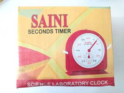 NORTONKIT NKIT-lab Stop Watch 60 Second Timer Countdown Clock Science Laboratory Clock Analog Kitchen Timer