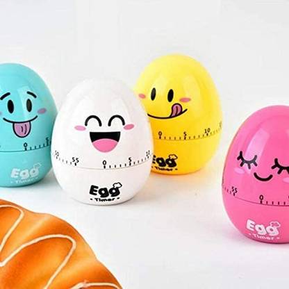 BABS TRADECOM Clock timer Manual Countdown Kitchen Timer Cartoon Cute Egg Timer (Pack of 1) Analog Kitchen Timer