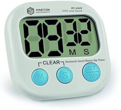KERRO DT-1045 Digital Count Down/Up Timer with Magnetic Clamp & Loud Sound Digital Kitchen Timer