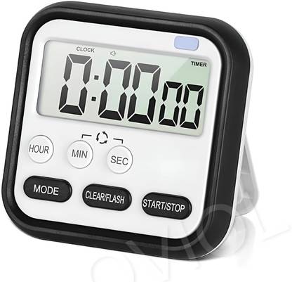 UCHIT Timer for Study Kitchen Timer Large LCD Screen 24hr Digital Display Digital Kitchen Timer