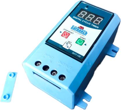Parijata Digital Cyclic Timer for Hydroponics, Foggers, and Cyclic Applications Digital Kitchen Timer