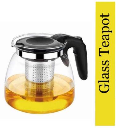 pingakssh Green Tea Strainer Glass Kettle,Tea Pot Set with Infuser Beverage Maker