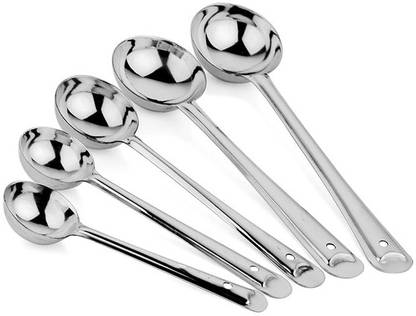 Top Trick Stainless Steel sambar, dal, soup Serving Spoon Kitchen Tool Set