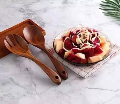 Anaya AfroZ Wooden Flip/Spatula/Ladle for Cooking Dosa/Roti/Chapati | Kitchen Tools Kitchen Tool Set