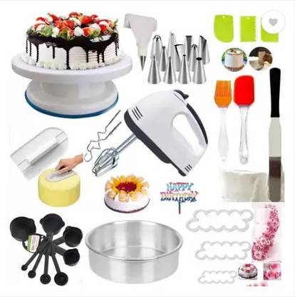 wishku Cake Combo ALL set for kitchen and bakery (All Product Washable & Reusable) Kitchen Tool Set