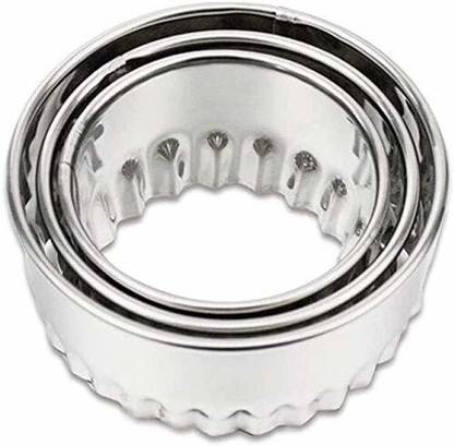 Connectwide Dumpling Skin Cutter,Cookie Cutters, Stainless Steel Ravioli Cutter Kitchen Tool Set
