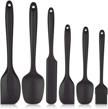ZORIADA Silicone Kitchen Utensils Spoon Spatula Cooking Set- 6 Pcs Kitchen Tool Set