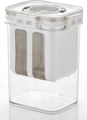 PSA Curd Maker and Greek Yogurt Maker - 1100ml Fine Mesh Strainer with Lid Strainer