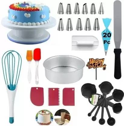 RAJJA India Combo of Cake Tools & Accessories Pack & Kitchen Tool Set Kitchen Tool Set