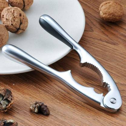 JDSSALES Cracker Alloy Clamp Plier Hazelnuts Aluminum Nutcracker (Silver) Kitchen Tool Set
