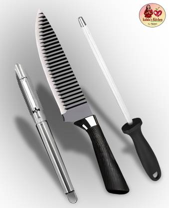 Flipkart SmartBuy Kabita's Kitchen knife set with stainless steel peeler and knife sharpener Kitchen Tool Set