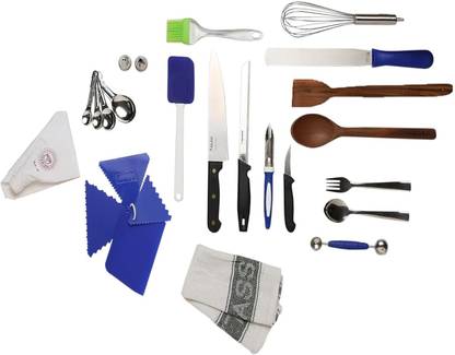 KMW Chef Professional 20-Piece Tool Kit: Essential Culinary Instruments for Cooking Kitchen Tool Set