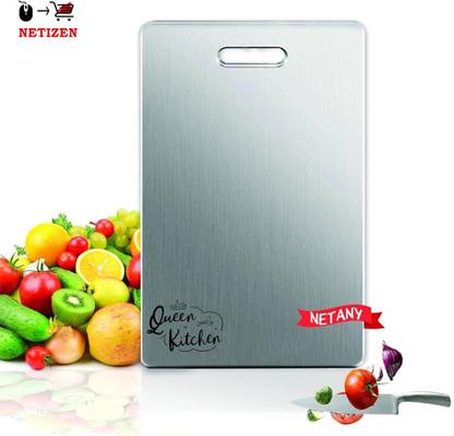 netizen Quality Stainless Steel Rectangle Chopping Board for Home Use - 21 * 31 cm Kitchen Tool Set