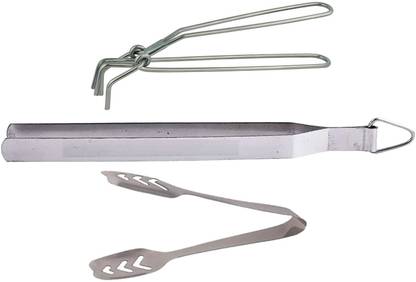 DRACO R_Wire_Pakkad & Roasting Tong for Roti fulka paneer With Momo_Chimta L_02 Kitchen Tool Set