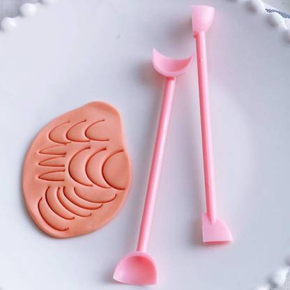 EXCEL ENTERPRISES 2Pcs Arc Tool for Fondant Gum Paste Sugar CraftnCake Decoration Modeling Tool Kitchen Tool Set