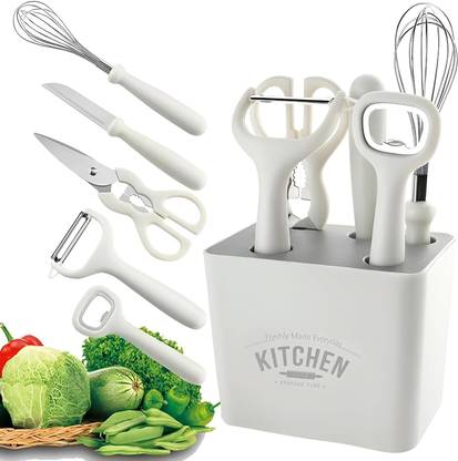 VEWIKZY Stainless Steel 6-Piece Kitchen Gadgets Set Kitchen Tool Set