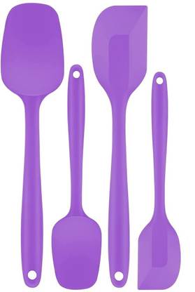 Besillia Heat Resistant Silicone Spatula Set One-Piece Design Kitchen Tool Set