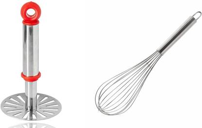 Analog Kitchenware / Potato Masher + Egg Beater Set Of 2 Pic Kitchen Tool Set