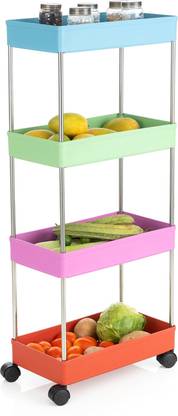 HUMBLE KART Fruits/Vegetables Kitchen Rack Plastic