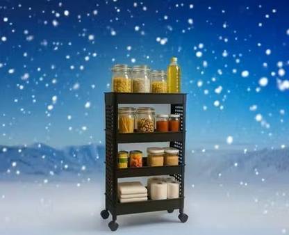 CUSTER homeshop Kitchen Trolley Plastic Kitchen Trolley