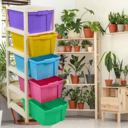 NMJ "Beyond Storage: The Functional Design of Drawer Sets Plastic Kitchen Trolley