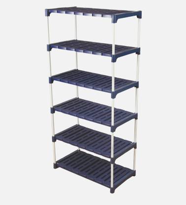 Novatic 6-Tier Rack Fruits and Vegetable Onion Trolley Container Basket for Kitchen Iron Kitchen Trolley
