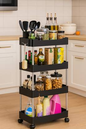 AELEX MART Steel Kitchen Trolley