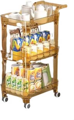 Original Mart Rolling Trolley Cart Mobile Utility Carts Plastic Kitchen Trolley