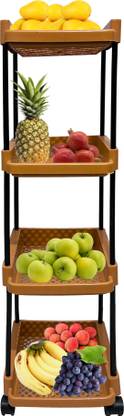 BHIMADA Stylish Kitchen Trolley Plastic Kitchen Trolley