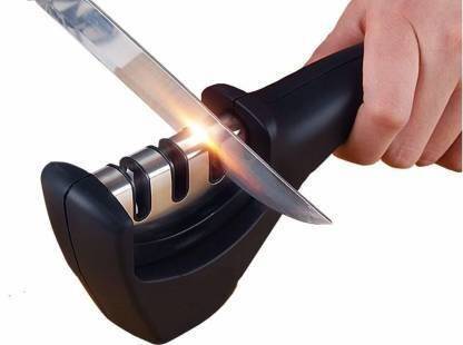 Nkje 3 Slots Kitchen Knife Sharpener Tool Knife Sharpening Steel