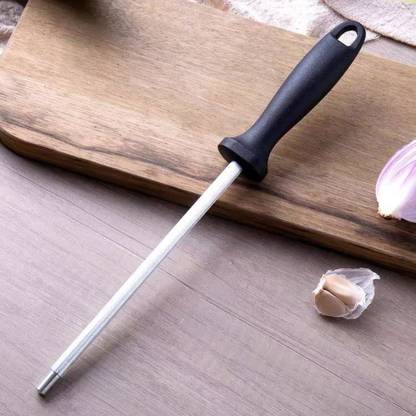 TOMATUS Knife Sharpener Stick Stainless Steel Sharpening Stick Knife Sharpening Steel