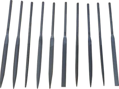 Scorpion 10Pcs Needle File Set Size 4x160cm Files for Metal Glass Stone Jewelry Wood Carving Craft Tool Knife Honer
