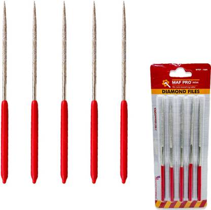 MALFAH ENTERPRISES MAF FLAT DIAMOND FILE SET ROUND MPDF 160R Knife Sharpening Steel