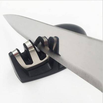 Sindhia Knife Sharpener, Bottom Tungsten Steel Alloy Professional Kitchen Knife Sharpening Steel