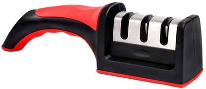 Axum 3-Stage Knife Sharpener for Ceramic and Steel Knives - Kitchen Sharpening Tool Knife Sharpening Steel
