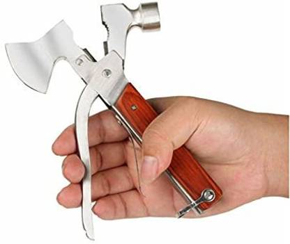 Hoaxer Multi Functional Utility Hammer AXE Multi Tool, Axe, Knife
