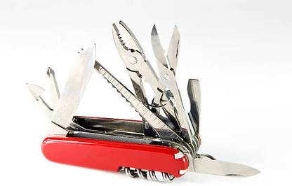 ASTOUND Stainless Steel Army Knives Multifunctional Folding Knife-Red Multi Tool, Knife, Pocket Knife, Survival Knife